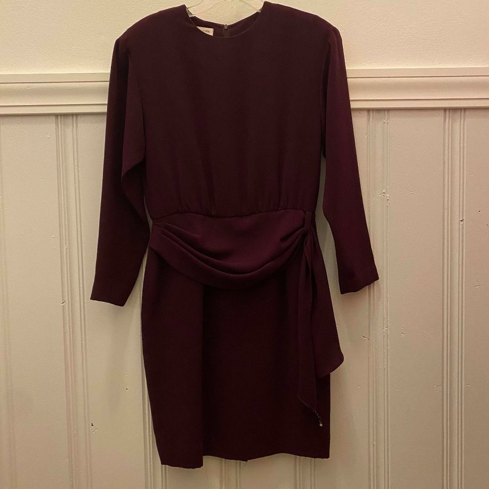 Jones New York Vintage Sleeve Crepe Dress